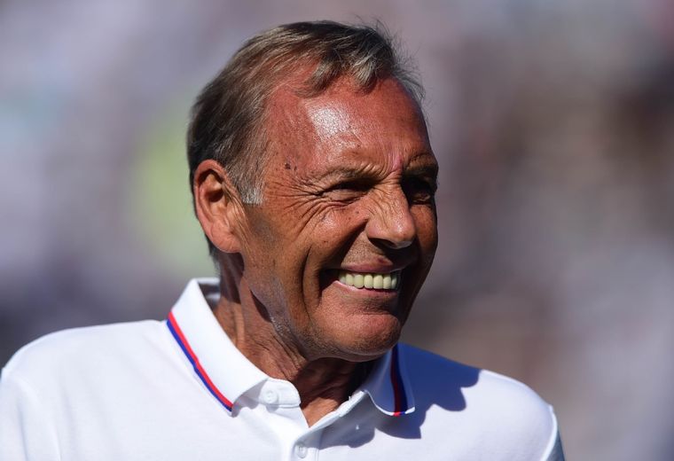 Russo no pudo terminar su conferencia tras el triunfo de San Lorenzo. Foto: Fotobaires