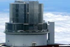 El Telescopio Subaru fue instalado por Japón en Hawái. Foto: Wikipedia.