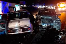 Los rodados involucrados en el choque Foto: Policía de Córdoba Los rodados involucrados en el choque Foto: Policía de Córdoba
