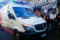 maradona: desmienten que haya habido demoras en la llegada de la ambulancia