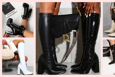 Durante esta temporada la combinación de faldas o vestidos con botas dominarán la moda y así es como llevarlos