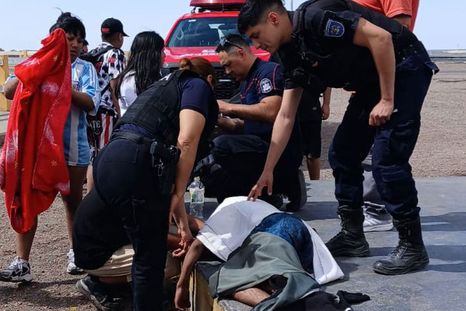 El joven fue rescatado por la policía.&nbsp;