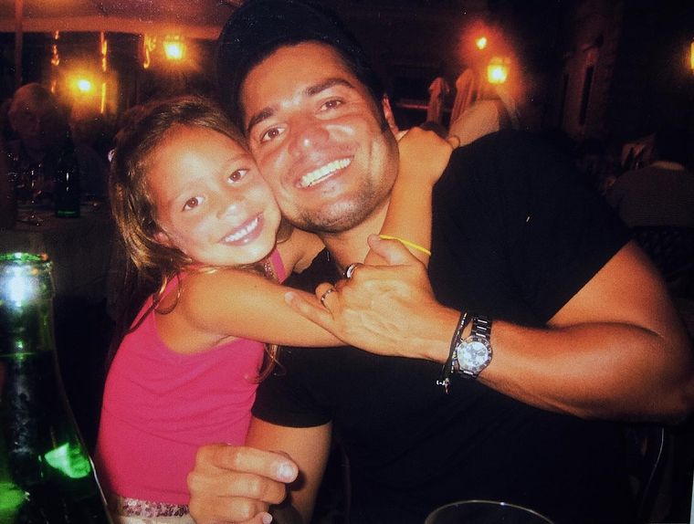 Chayanne junto a su hija Isadora Figueroa Foto: Instagram/Isadora Figueroa