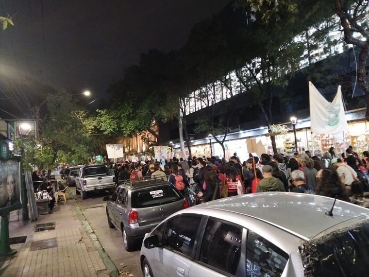 Importante movilización en Mendoza contra la Ley de Glaciares. Importante movilización en Mendoza contra la Ley de Glaciares.