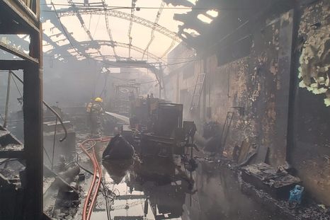 El incendio causó importantes daños Foto: gentileza
