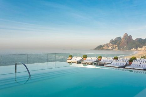 Este hotel ubicado frente a las playas de Ipanema es uno de los mejores del mundo Foto: Hotel Fasano Río de Janeiro