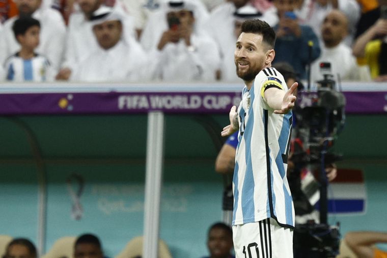 Messi se tomó las palabras de Van Gaal como una provocación Foto: EFE