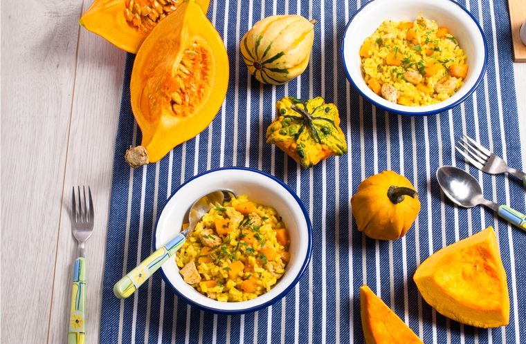 Risotto de calabaza Una receta simple y deliciosa para hacer en pocos pasos. Foto: Shutterstock