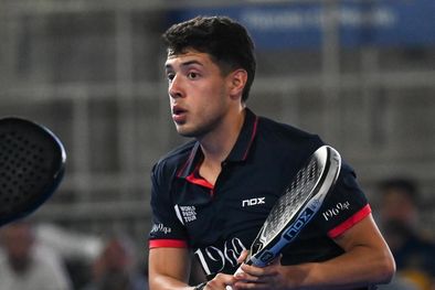 MDZol | Agustín Tapia se quedó con el mejor golpe del último torneo World Padel Tour. Foto: Twitter (@WorldPadelTour)