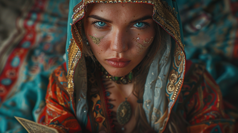 La vida de cada signo es facil de leer para el horóscopo gitano Foto: Imagen generada por Mid Journey