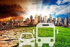 Cambio climático El rol de los medios de transporte Foto: Etrasa Cambio climático El rol de los medios de transporte Foto: Etrasa