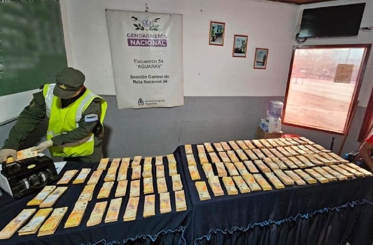 Millonario decomiso de Gendarmeria Nacional Foto: NA