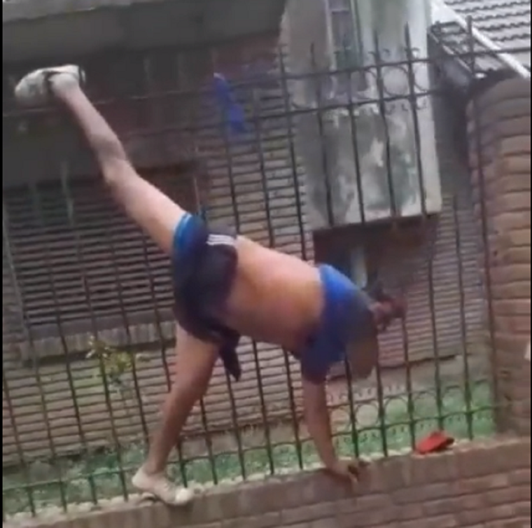 El escape frustrado Foto: Captura de video