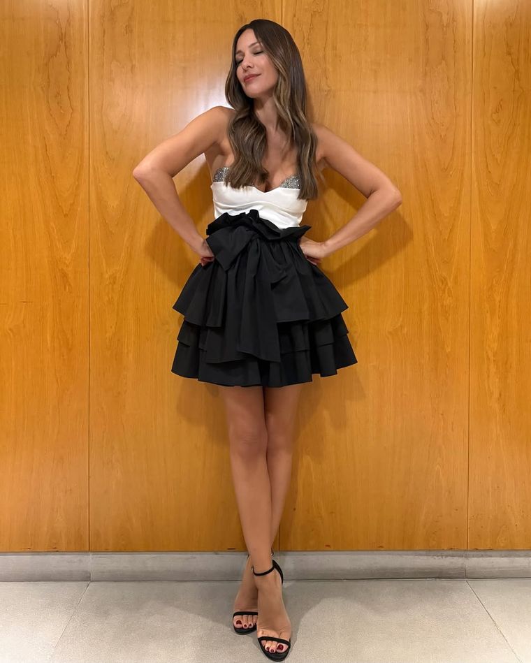 El look de Pampita. El look de Pampita.