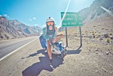 la mendocina que cruzo a chile en una siambretta