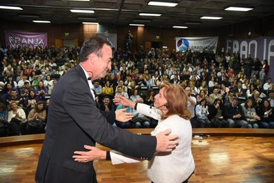 MDZol | Fidel y Sánchez durante la campaña Foto: Twitter @interclaustro