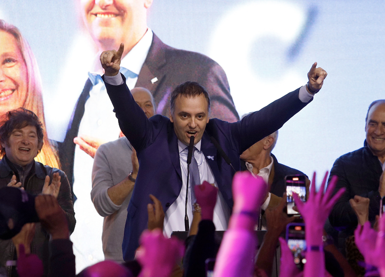 Manuel Adorni cerró su discurso con una frase que sorprendió a más de uno. Foto: NA
