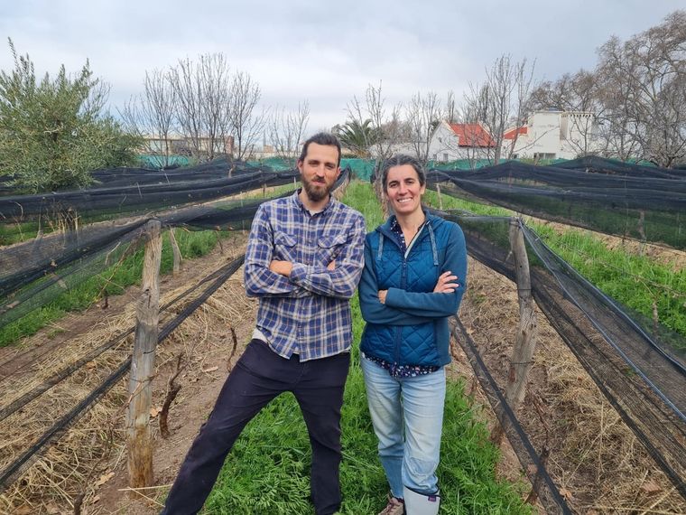 Pablo Caparrós y Mariana Rodríguez Rolfi, los creadores del vino galardonado. Foto: Gentileza
