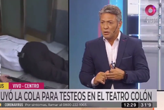 video: un periodista cayo desmayado mientras hacia una cobertura