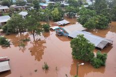 Las inundaciones en Misiones dejaron más de 200 familias evacuadas.