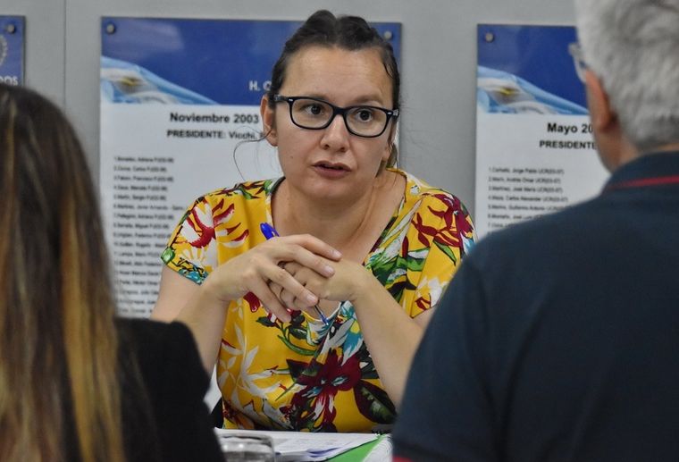 La diputada provincial Stella Huczak. Foto: Prensa Legislatura de Mendoza