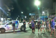 Tres sujetos fueron detenidos por las agresiones a periodistas en La Matanza Foto: Captura de video