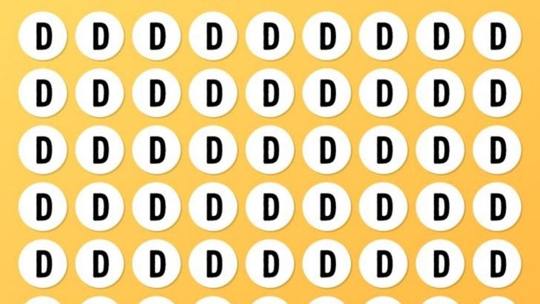 Acertijo visual, reto visual, letra