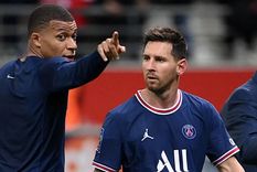 Mbappé y un sorprendente posteo junto a Messi en la práctica de Messi.