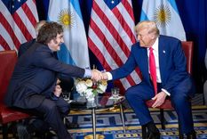 El presidente Javier Milei ya se encuentra reunido con su par norteamericano, Donald Trump en el edificio de la ONU.