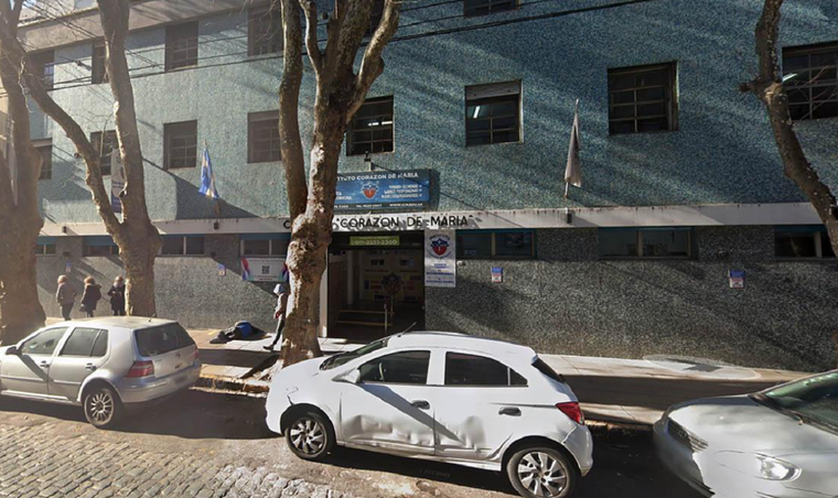 Más de una veintena de alumnos resultó afectada por el escape de gas. Foto: Télam