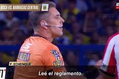 Hace dos fechas, Echenique había mandado a Cavani a leer el reglamento. ¿Qué pensará el uruguayo ahora? Foto: captura de TV Hace dos fechas, Echenique había mandado a Cavani a leer el reglamento. ¿Qué pensará el uruguayo ahora? Foto: captura de TV
