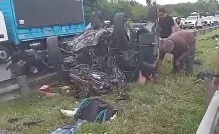 El hecho ocurrió a la altura del Sofitel Cardales. Foto: Captura de pantalla