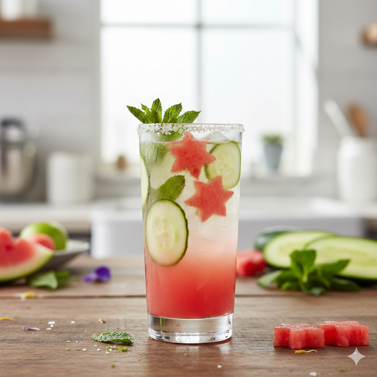 Un trago refrescante para el verano. Un trago refrescante para el verano.
