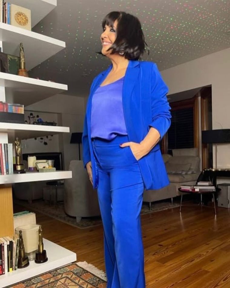 El living de la periodista. El living de la periodista.