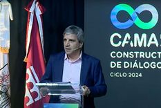 Luis Caputo en el cierre de Camarco Foto: Prensa Camarco Luis Caputo en el cierre de Camarco Foto: Prensa Camarco