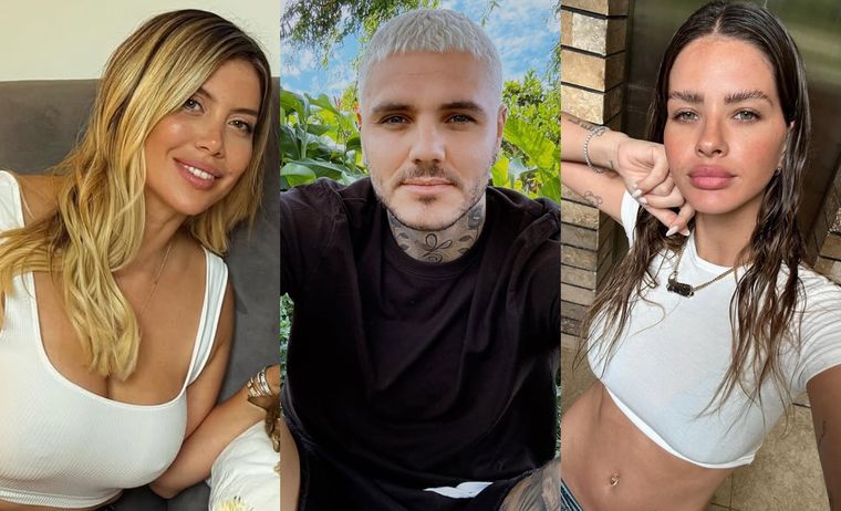 Wanda Nara, Mauro Icardi, China Suárez Foto: Instagram @wanda_nara @mauroicardi @sangrejaponesa.