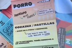 escandalo en moron por un folleto que invita a probar la cocaina