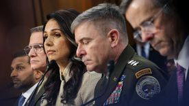 Tulsi Gabbard y otros responsables de la inteligencia de Estados Unidos comparecieron este miércoles en el Congreso. Tulsi Gabbard y otros responsables de la inteligencia de Estados Unidos comparecieron este miércoles en el Congreso.