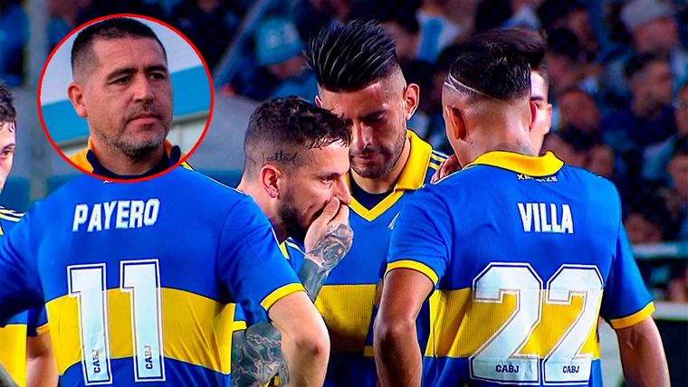 Riquelme visitó al plantel en el hotel después del 0-0 ante Racing.