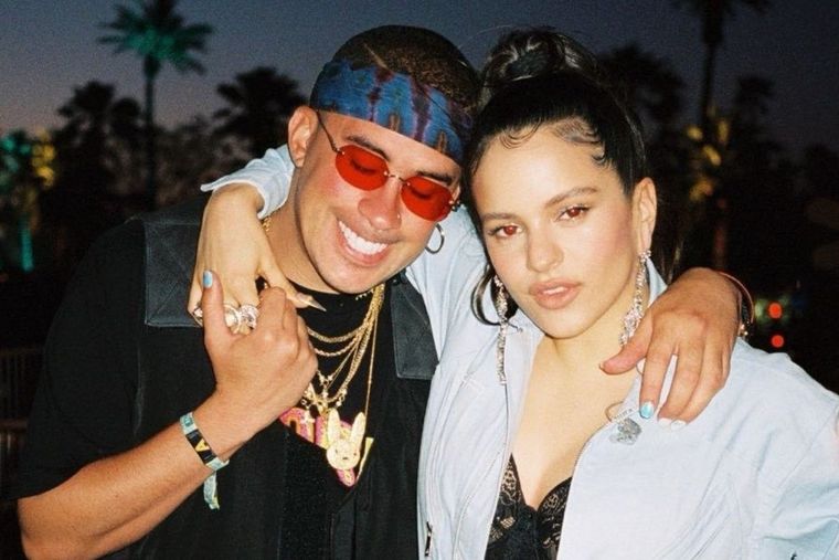 Bad Bunny y Rosalía Foto: Pinterest