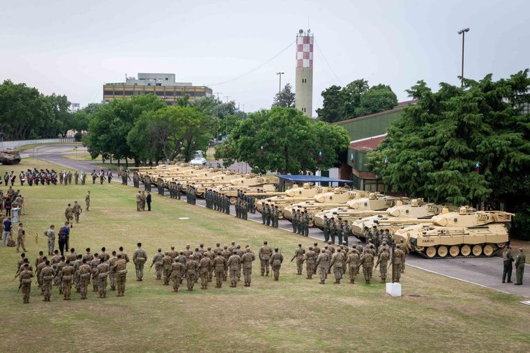 Los nuevos tanques ya están a disposición del ejército. Foto: Defensa