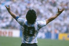 Maradona, el ícono de futbolista argentino. Foto: Twitter Guillermo Moreno