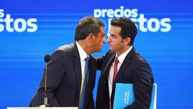 Sergio Massa con Matías Tombolini Sergio Massa con Matías Tombolini