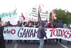 Manifestantes cortaron la Panamericana.&nbsp;