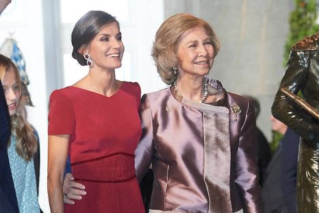 Letizia Ortiz y Sofía de Grecia.