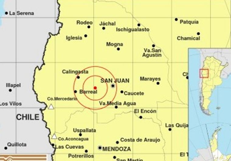 El temblor tuvo una magnitud de 4.6 Foto: Inpres
