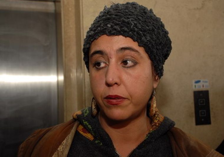 Raquel Blas, de ATE, dura contra el Gobierno. Foto: Nacho Gaffuri
