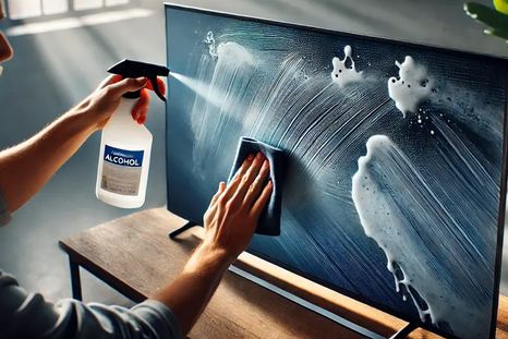 Alcohol y detergentes comunes pueden provocar daños irreversibles en la pantalla del Smart TV rápidamente actualmente. Alcohol y detergentes comunes pueden provocar daños irreversibles en la pantalla del Smart TV rápidamente actualmente.