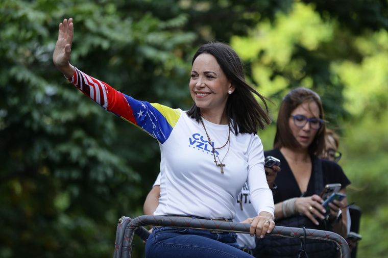 María Corina Machado fue designada Premio Nobel de la Paz. Foto: EFE María Corina Machado fue designada Premio Nobel de la Paz. Foto: EFE