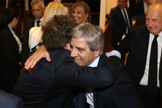 Javier Milei y el ministro de Economía Luis Caputo.